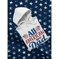 thumbnail image 3 of All American Dad Fireworks Hoodie Men -Image by Shutterstock, Male 5X-Large, 3 of 4
