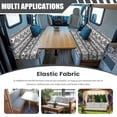 thumbnail image 3 of Yuyamidu Elephant RV Dinette Cushion Covers Booth Set Aztec RV Cushion Slipcover 1 Bench Cover 1 Backrest Cover Soft Camper Cushion Covers RV Couch Cover, 3 of 7