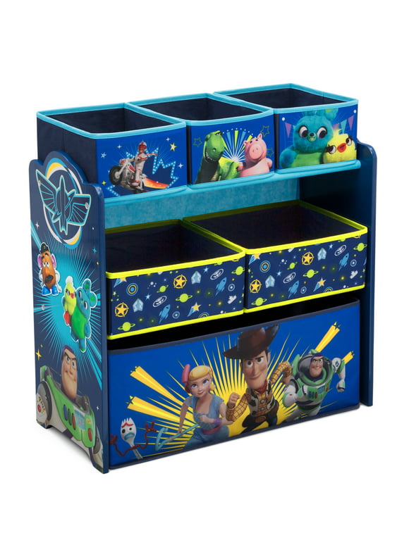 Disney/Pixar Toy Story 4 6 Bin Design and Store Toy Organizer by Delta Children