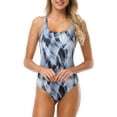 thumbnail image 3 of Beautyin Women Athletic One Piece Swimsuit Racerback Sports Swimwear, 3 of 7