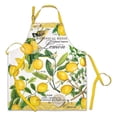 thumbnail image 1 of Michel Design Works Tablier de Chef en Coton Citron Basilic, 1 of 4