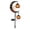 Black-2, variant on Halloween Ghost & Pumpkin Moon Garden Solar Stake Light, Outdoor Waterproof LED Yard Decoration with Crescent Moon, Hanging Jack-o'-Lantern Lantern for Garden, Patio, Walkway, Porch