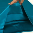 thumbnail image 3 of Unique Bargains Silk Pillowcase for Hair 1Pcs Peacock Blue Standard, 3 of 8