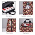 thumbnail image 4 of Naloa record Skull rock Print Lightweight DayBackpack Suitable for school, work, shopping, travel, etc., 4 of 5