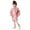 Pink, variant on MasteelfCA Pink Printing Waterproof Painting Apron Long-sleeve Drawing Art Smock Protective Clothes for Children Kids - Size S
