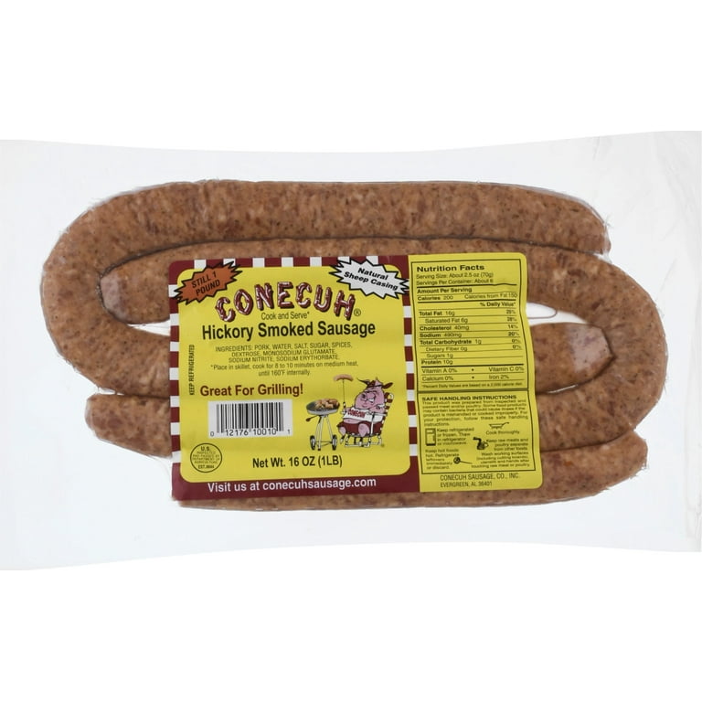 Conecuh Sausage Hickory Smoked Sausage, 16 oz