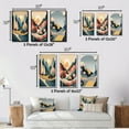 thumbnail image 4 of Designart "Full Moon Mountain Serenity Scene I" Landscape Mountains Framed Wall Art Set Of 3 - Yellow Mountains Frame Gallery Wall Set For Home Decor, 4 of 6