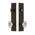 thumbnail image 5 of Grandeur Carr  Tall Plate Single Cylinder One Piece Knobset with Biarritz Knob, 5 of 6