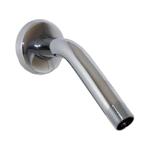 Larsen 08-2451 1/2-Inch Male Pipe Thread x 6-Inch Chrome Shower Arm & Flange With Wall Flange - Quantity 6