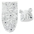 thumbnail image 5 of 5PCS Kids Baby Swaddle, Swaddle Blanket, Swaddle Sack, Nursery Swaddle Blankets 0-3 Months, ajustable Newborn Swaddle Wrap Sacos de dormir para bebés, 5 of 5