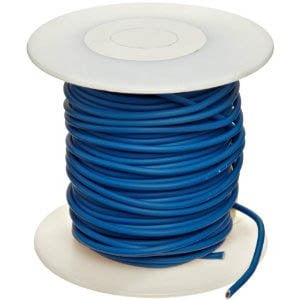 General Purpose Motorcycle - 18 Ga Awg Lite Blue Automotive Truck Motorcycle General Purpose GXL Wire .94 O.D. 25', Resist grease,Oil, Gasoline