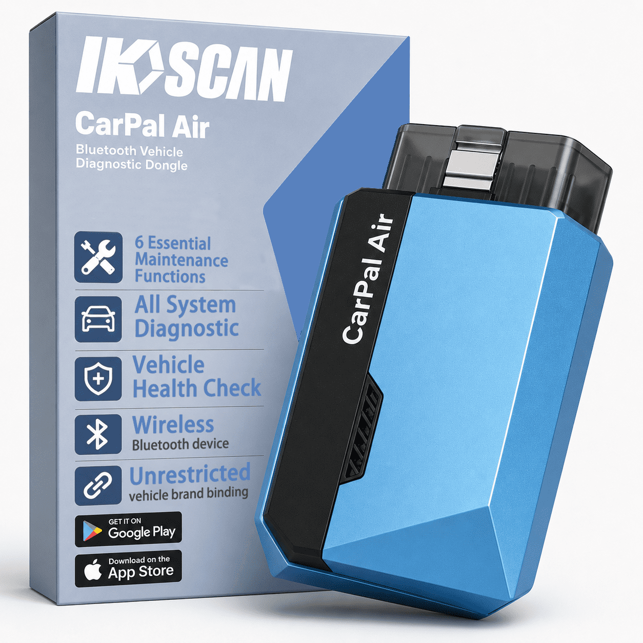 IKOSCAN Carpal Air Bluetooth Full System Car Diagnostic Tool OBD2 Scanner