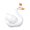 White, variant on Grandest Birch Couple Lovers Swan Mini Craft Home Garden Bonsai Decor Landscape Ornament Gift Swan Design Home Decor Mini Ornament