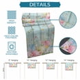 thumbnail image 6 of Table Runner - 90 Inch Long, Easter Eggs Kitchen Dining Table Runner Dresser Scarves, Spring Daisy Eucalyptus Leaves Teal Wooden Farmhouse Decor for Coffee Tables Wedding Party Banquet, 6 of 8