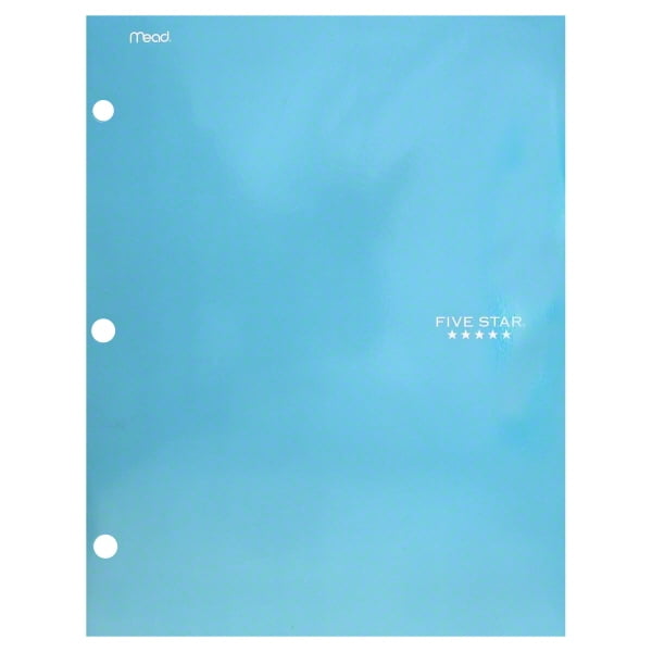 Mead Five Star 4 Pocket Paper Folder (33106) (Assorted Color) Walmart