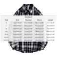 thumbnail image 2 of Big And Tall Men's Checked Long Sleeve Button Down Shirt Vintage Lapel Casual Polyester, 2 of 3