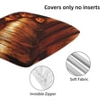 thumbnail image 4 of Halloween Throw Pillow Covers, Halloween Pumpkin Corridor Halloween Decorations Square Pillow Cases with Invisible Zipper for Bed Couch Sofa, Farmhouse Halloween Decor-2 Pack 16x16, 4 of 6