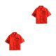 thumbnail image 3 of Minnieouse Camisa Hiphop para niños, fiesta, banquete, otoño, primavera, Tops, ropa de senderismo, ropa de calle, ropa de fiesta, regalo de Manga corta 150cm 2piezas, 3 of 4