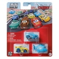 thumbnail image 6 of Disney Pixar Cars Toys, Mini Racers 3-Pack Metal Toy Cars, 6 of 6