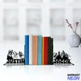 thumbnail image 2 of Handmadetneonsign Chicken Peeking Metal Bookends, Chicken Farm Name Bookend, Chicken Table Bookshelf Decor 78270, 2 of 4
