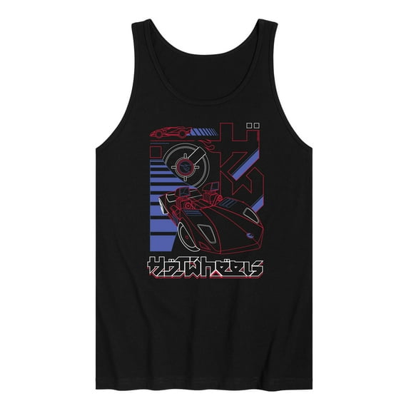 Hot Wheels - Hot Wheels Neon Car With Logo - Men's Jersey Tank