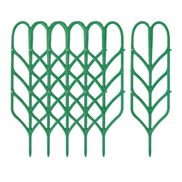 6x Soporte de Estacas de Plástico para Plantas de Jardín Herramienta de Jardinería Pequeño