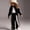 Black, variant on LTTVQM Kids Girls Tracksuit Vintage Stripe Side Zip Up Cropped Jacket Elastic Waist Flared Pants Fall Athletic Clothing Set