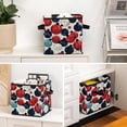 thumbnail image 6 of Bowling Large Capacity Foldable Clothes Storage Basket Organizer Bins, Storage Bins with Handle, 10.8"x10.5"x10.6, 6 of 6