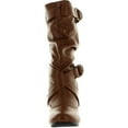 thumbnail image 3 of Pauline-39K JR Girls Slouch Buckle High Heel Mid Calf Boots, 3 of 4