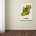 thumbnail image 3 of Trademark Fine Art "Ireland Watercolor Map" Canvas Art by Michael Tompsett, 3 of 3