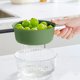 thumbnail image 4 of Cesta coladora de doble capa con orificios de drenaje | Enjuague y sirva frutas, verduras y hortalizas | Colador de cocina con mango ergonómico para lavar y escurrir, 4 of 6