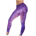 thumbnail image 6 of BLTIBY Leggings for Women High Waist Tummy Control Yoga Pants Star Printed Workout Soft Fashion Casual Trousers Multicolor 5 L, 6 of 7