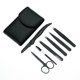 thumbnail image 3 of Cuchillo para recortar cejas, antiarañazos, herramientas de belleza súper rentables, peine para cejas, tijeras, raspador de cejas, artefacto, pinzas, clip para cejas, 3 of 5