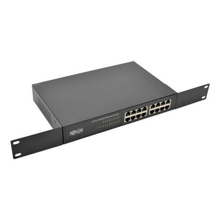 UPC: 0037332194725 | Tripp Lite NG16 Black 16-Port 10/100/1000 Mbps Unmanaged Gigabit Ethernet Switch