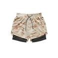 thumbnail image 3 of Liacowi Men Athletic Shorts, Elastic Waistband Pants with Pocket, 3 of 5