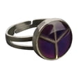 thumbnail image 3 of Anillo de estado de ánimo con símbolo ajustable Salvador Cambio de color Mood Ring Símbolo de la Paz Ajustable, 3 of 10