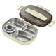 thumbnail image 2 of Lonchera bento térmica de 4 compartimentos con tazón para sopa | Contenedor térmico para comida para la escuela, la oficina y picnic | Set portátil para preparar comidas con interior de acero, 2 of 4