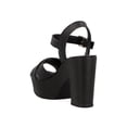 thumbnail image 3 of Zapatillas Milagros Mujer Vestir Tacon Ancho Ajustables negro 25, 3 of 4