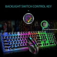 thumbnail image 2 of Gaming Keyboard and Mouse Combo RGB Teclado Mecanico 108 Keys Blue Switches Wired USB Keyboards with Waterproof USB2.0 cable, Programmable Gaming Mouse for PC Gamer Computer Desktop (Black), 2 of 8