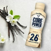 Core Power Elite Failrlife High Protein Shakes 26 Grams 14 Oz. in The Award Box Packaging Chocolate Vanilla Strawberry, 6 Bottesl