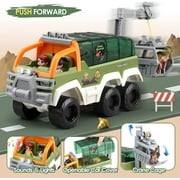 Dinosaur Car Truck Toys for Boys 3-6 Years with Music and Growl Preschool Toys Toddler Gifts for 3-6 Years Kids