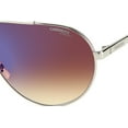 thumbnail image 3 of Carrera Brown Shaded Blue Mirror Pilot Unisex Sunglasses CARRERA 1033/S 0010/A8 63, 3 of 6