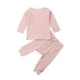 thumbnail image 1 of PENGXIANG Baby Boy or Girl Gender Neutral Striped Top & Pants  2pc Outfit Set, 1 of 4