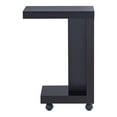 thumbnail image 3 of Furniture of America Halon End Table with Casters, Espresso, 3 of 6