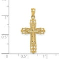 thumbnail image 4 of FB Jewels 14k Gold Polished Filigree Cross Pendant, 4 of 4