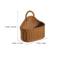 thumbnail image 2 of unbranded 2Ud Cestas Colgantes Para Pared De Almacenaje En Cocina Color Marrón Claro, 2 of 8