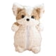 thumbnail image 1 of Estuche de peluche con forma de perro Corgi, bolso de peluche, maquillaje creativo y adorable de dibujos animados Marrón claro, 1 of 9
