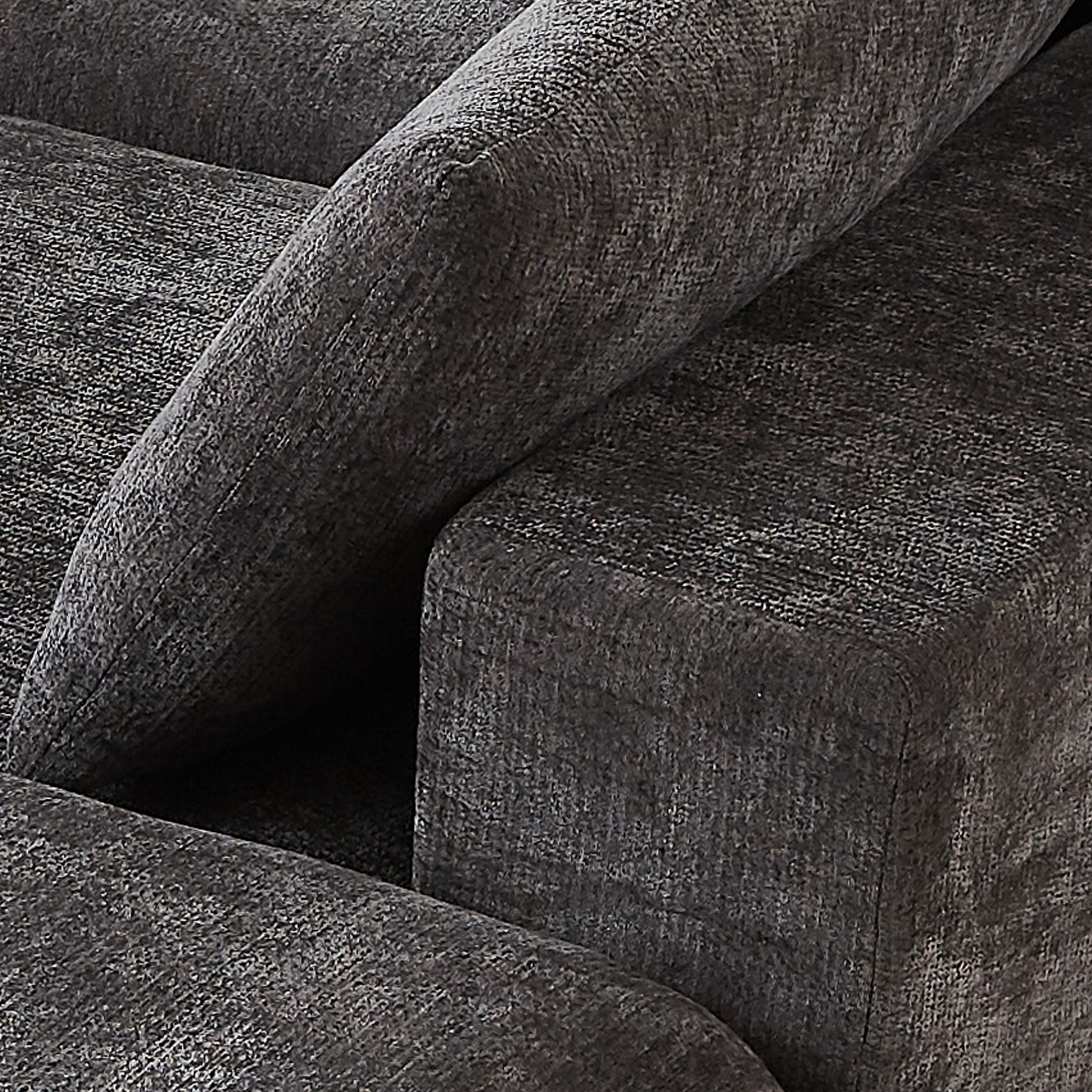 Aukfa 2-Seater Cloud Comfy Sofa, 79" Oversized Deep Seat Chenille Upholstered Loveseat, Modern Modular Couch for Living Room Bedroom, Dark Gray