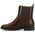 thumbnail image 2 of Journee Violet Almond Toe Block Heel Comfort Chelsea Boots, 2 of 9