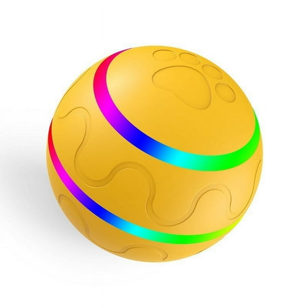 Fiudx Pelota de Juguete para Perros, Pelota Interactiva Vibratoria, Recargable, Conductiva a Tpu Duradera, Ideal para Jugar En Interiores y Exteriores, Entretenimiento para Mascotas, Fácil de Limpiar